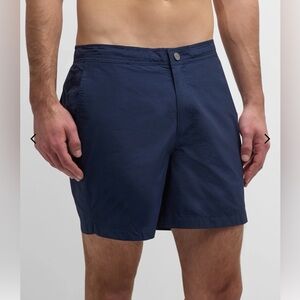 Onia Men's Calder 6E Swim Trunks Deep Navy Bathing Suit Size Large NWT